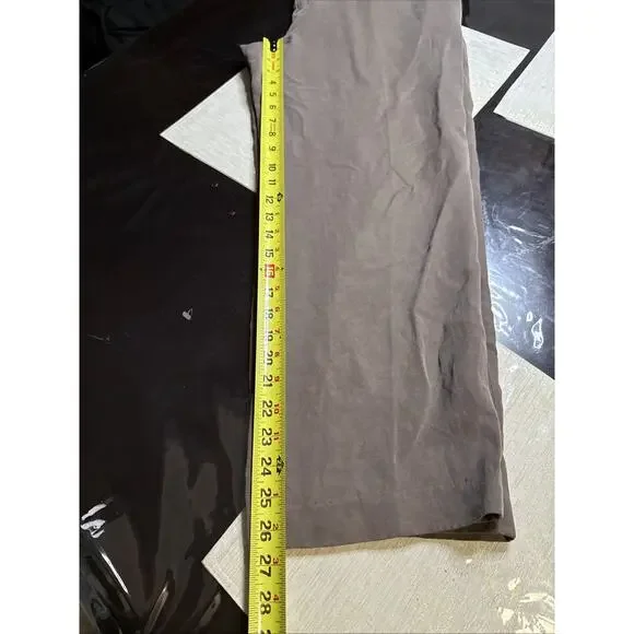 Tasso Elba Lightweight 40% Linen 60%Silk Blend Brown Pants Actual 33x26 - Picture 5 of 7